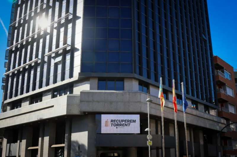 La fachada del ayuntamiento. EPDA
