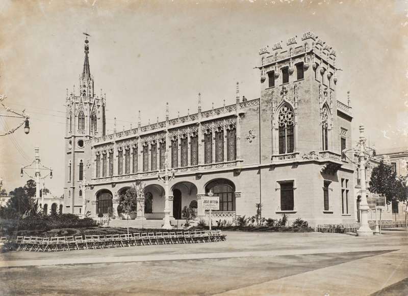 Palacio de la Exposición 1909. /EPDA Palacio de la Exposición 1909. /EPDA