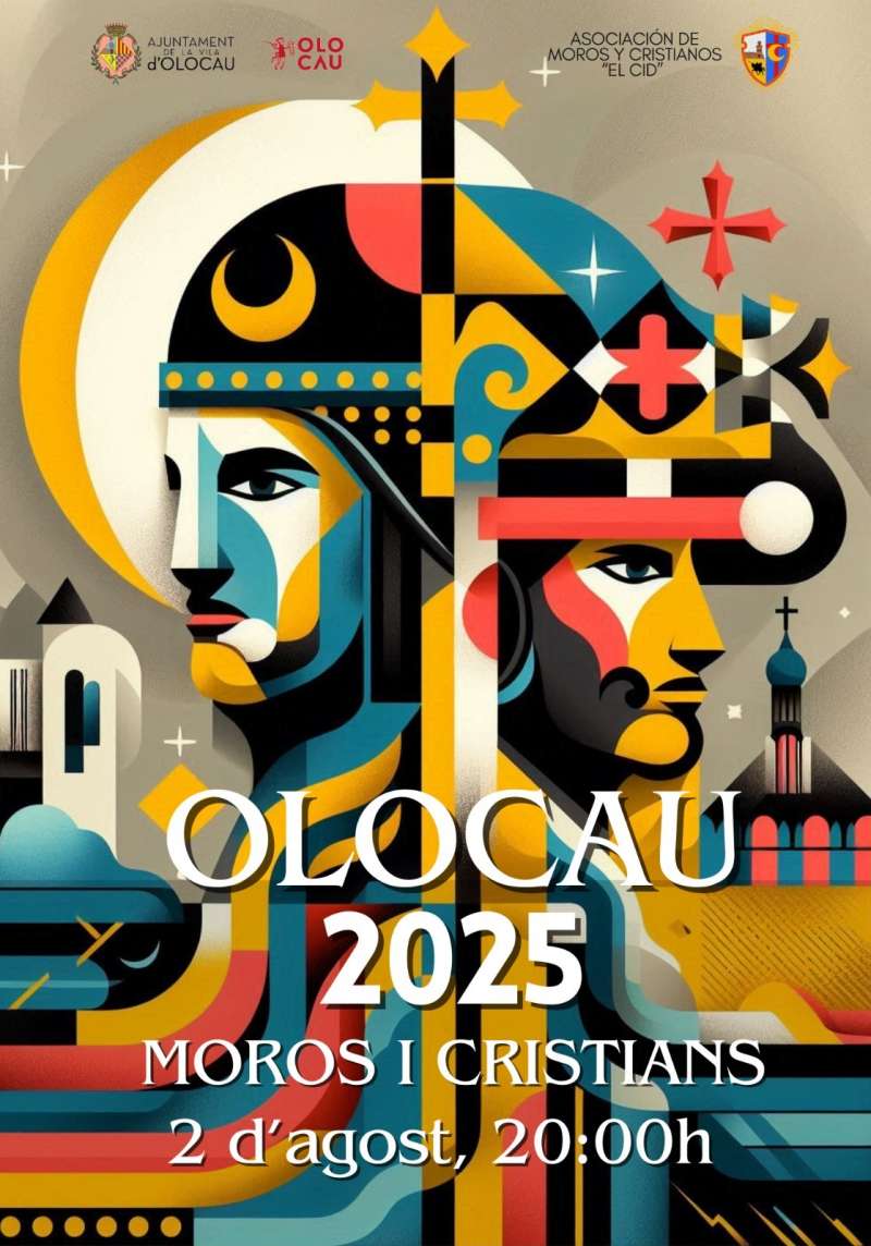 Cartell dels Moros i Cristians dOlocau 2025.EPDA