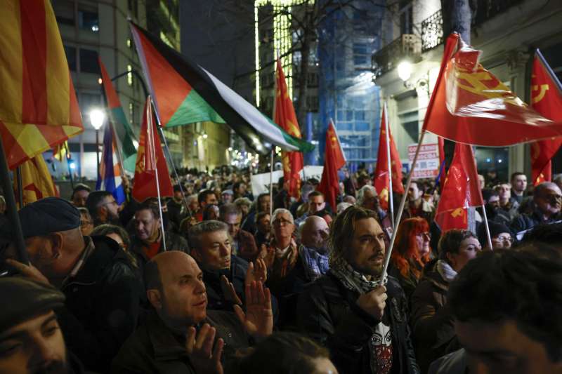 Protestas en Valencia. EFE