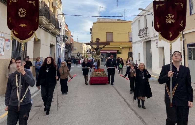 Una procesi�n de la Semana Santa de Canet den Berenguer.  EPDA