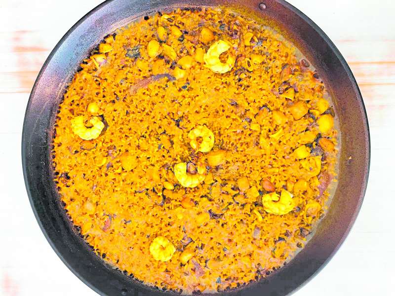 Uno de los arroces elaborados en Enclave de Mar.EPDA