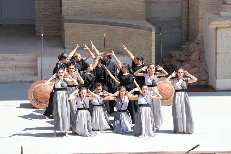 Tambi�n ha comenzado la XXIX edici�n del Festival de Teatro Grecolatino en el Teatro Romano con la representaci�n de Las suplicantes, de Eur�pides. EPDA
