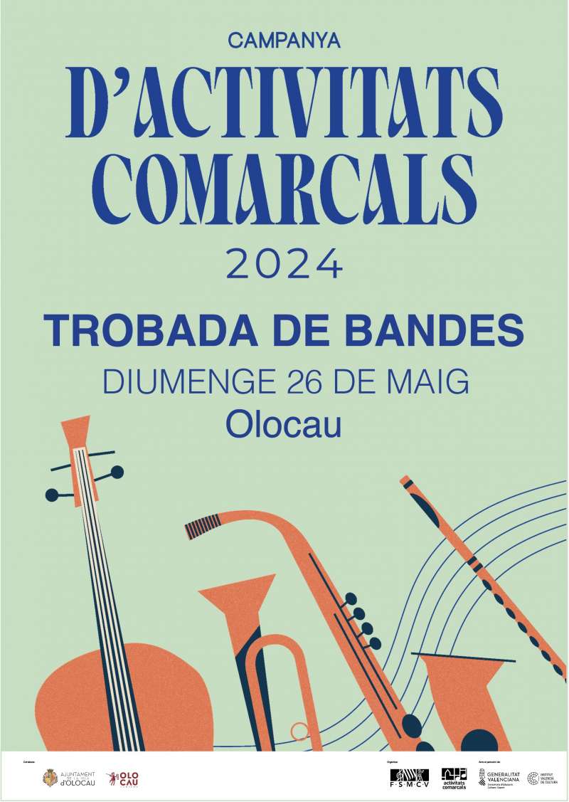 Cartell de la trobada de bandes. EPDA