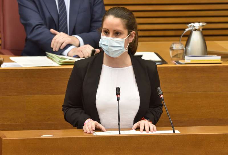La portavoz del Grupo Parlamentario VOX Comunidad Valenciana, Ana Vega. La portavoz del Grupo Parlamentario VOX Comunidad Valenciana, Ana Vega.