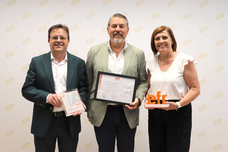 Consum recibe el certificado efr A+.  EPDA