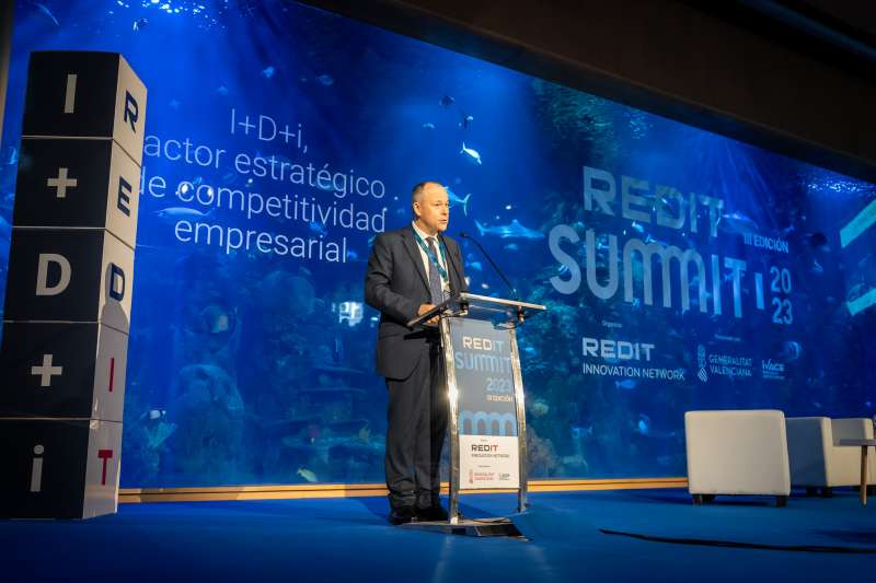 El presidente de REDIT, Fernando Saludes, en la inauguracin de REDIT Summit 2023