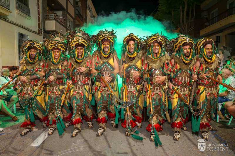 Un momento de la Entrada de Moros y Cristianos del ao pasado. EPDA