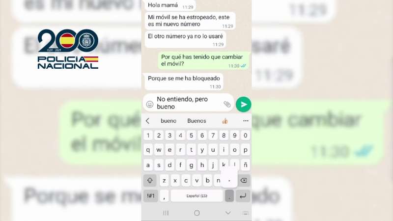 Un caso de mensajes de WhatsApp del método 