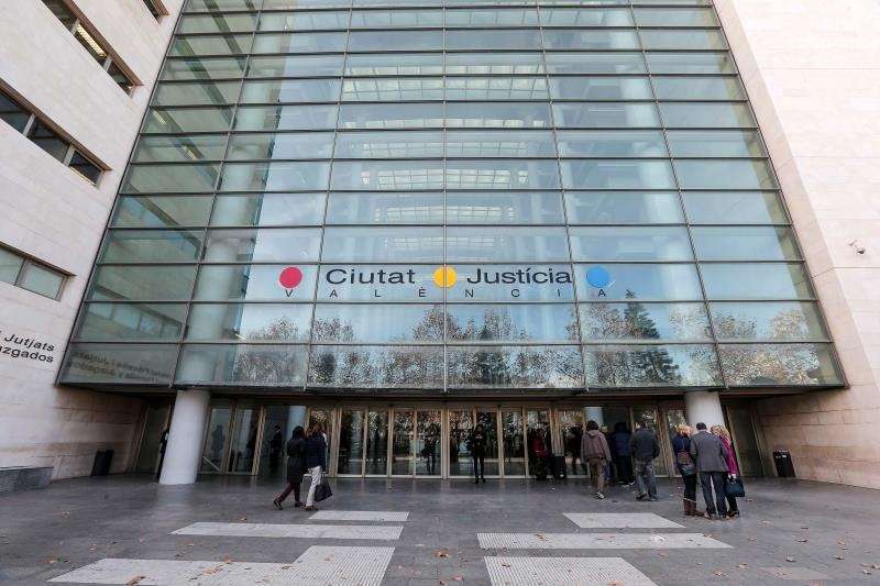 Entrada de la Ciudad de la Justicia de Valencia. EPDA