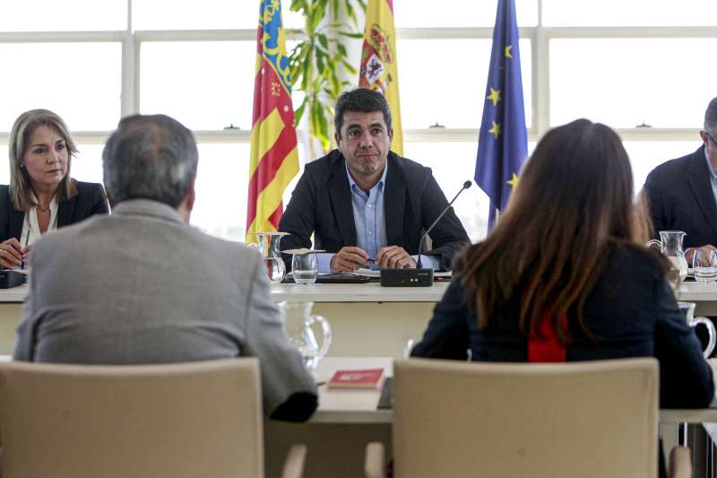 El president de la Generalitat en funciones, Carlos Mazn, preside la reunin plenaria de su ejecutivo. EFEPep Morell