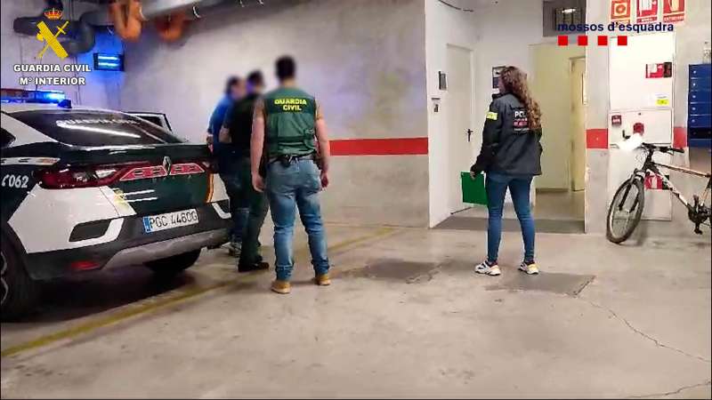 Imagen de la operación cedida por la Guardia Civil. /EPDA