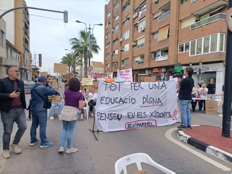 La protesta de les famlies. EPDA