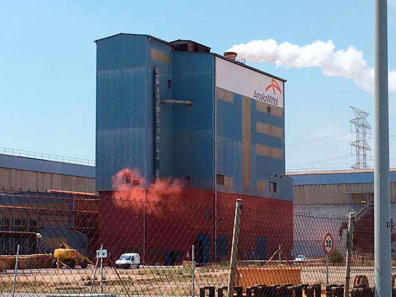 Vista de la planta de Arcelor en Sagunt. /EPDA