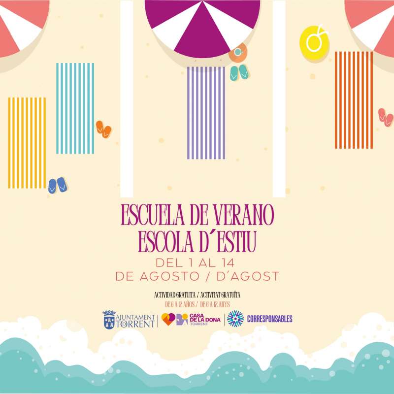 El cartell de lescola destiu Planeta. EPDA