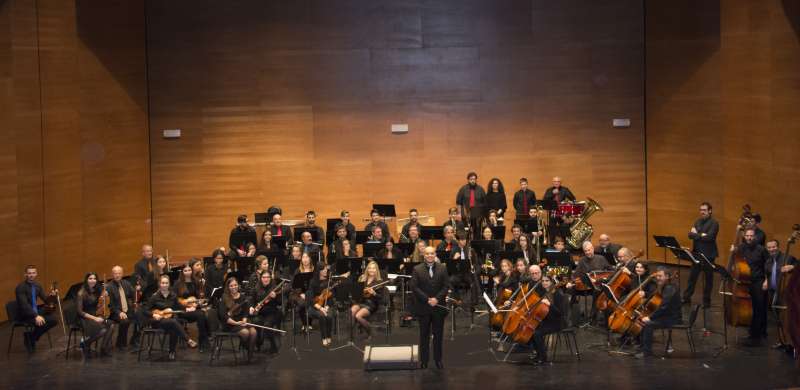 La orquesta Sinfónica de Ruzafa en una de sus actuaciones. EPDA