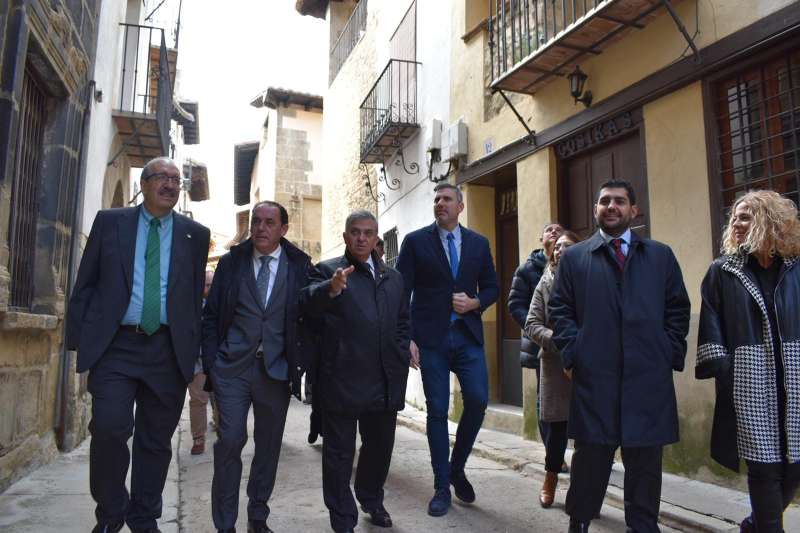 Al encuentro han asistido los representantes de las ocho diputaciones que forman parte del Consorcio Camino del Cid y la Diputación de Soria ha cedido la presidencia de la institución a la Diputación de Teruel /EPDA