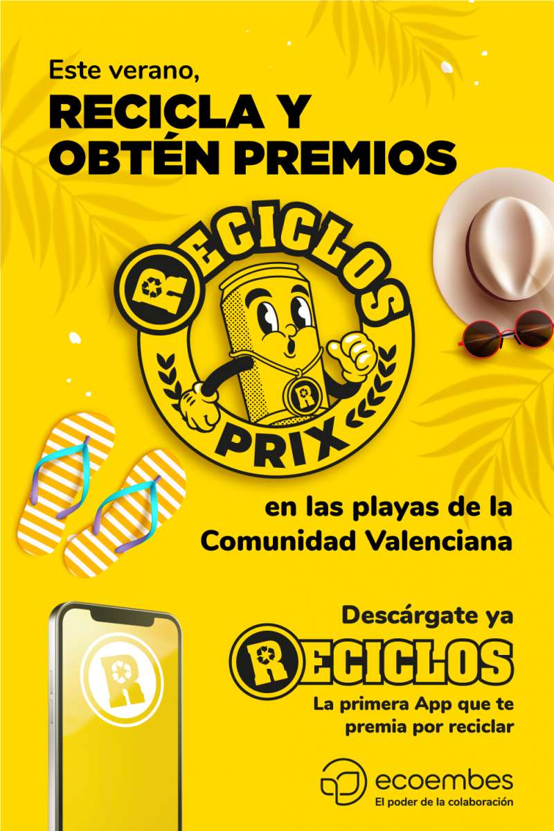 La accin, inspirada en el mtico Grand Prix, durar tres meses y tratar de convertir el reciclaje en el contenedor amarillo en el juego del verano.