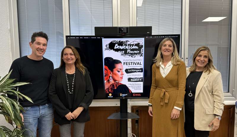 Presentacin del cartel del Benicssim Flamenco Fusin Gastro Festival. EPDA
