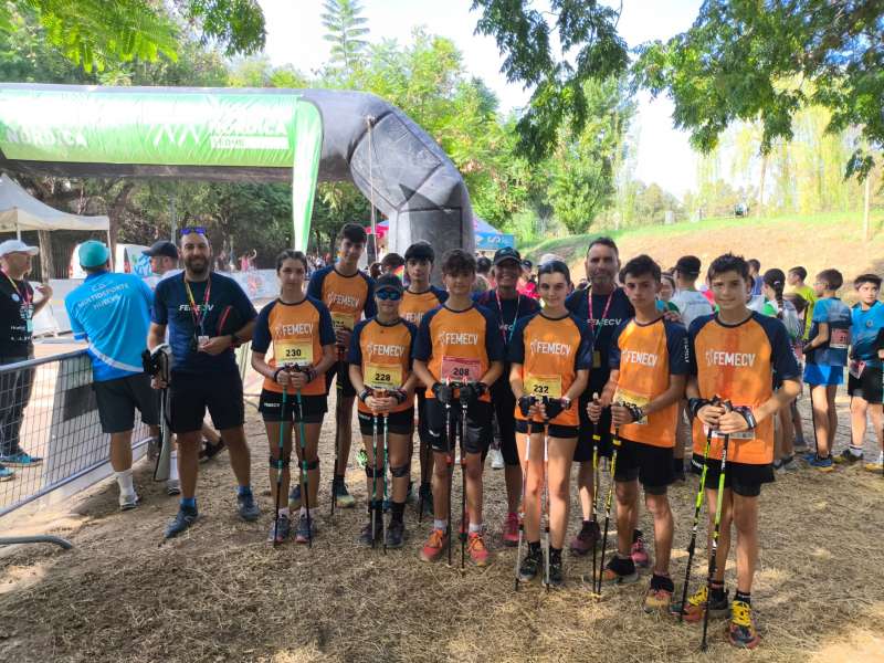 Los competidores valencianos en el Campeonato de Espaa.EPDA