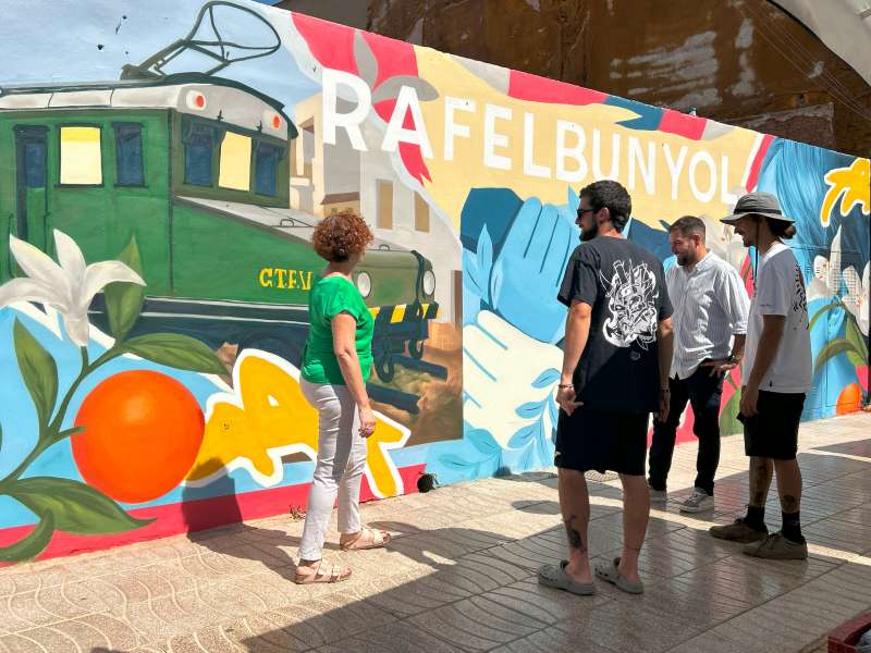 Mural en Rafelbunyol.EPDA