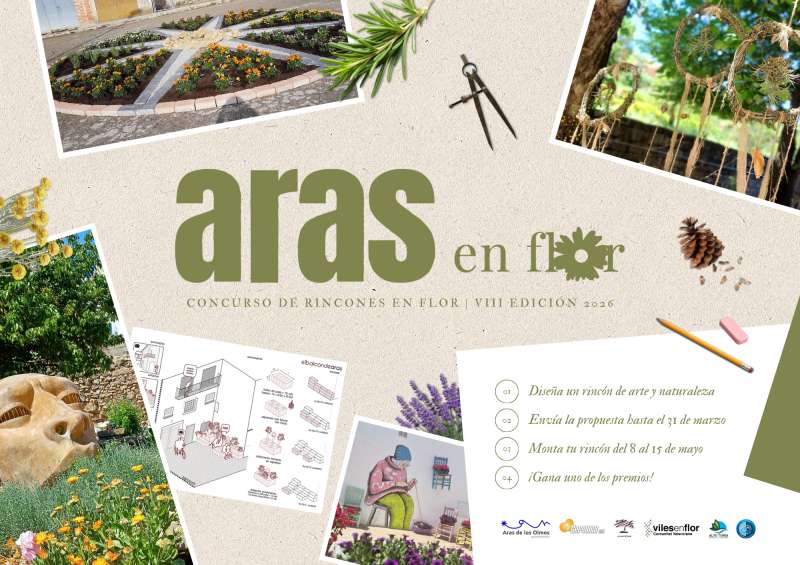 Cartel de la octava edici�n de Aras en Flor. EPDA