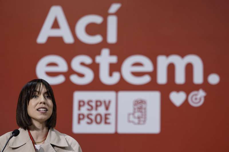 La secretaria general del PSPV-PSOE, Diana Morant, preside el Comit Nacional de los socialistas valencianos. EFE/Biel Alio
