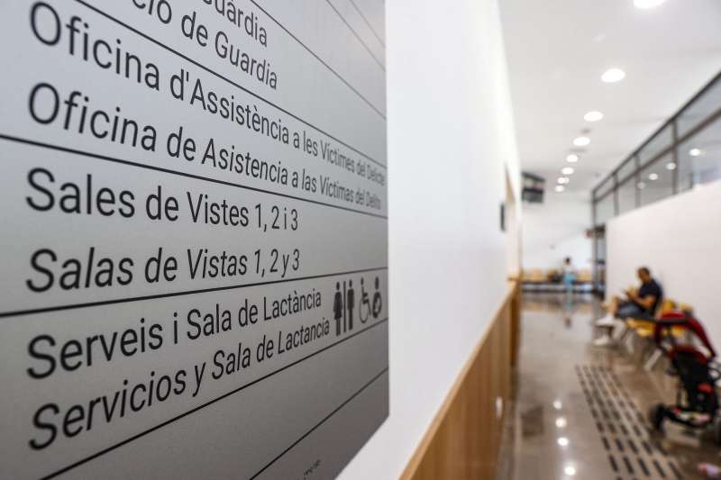 Dependencias de los juzgados de Catarroja, donde se instruye la causa penal por la dana. EFEArchivo.
