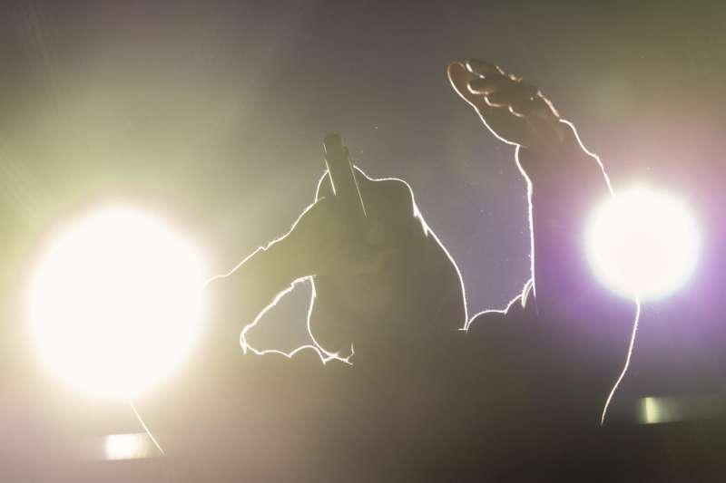 El m�sico y rapero KASE.O durante un concierto. Archivo. EFE Toni Gal�n.
