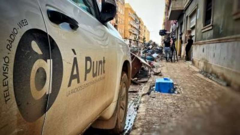 Un vehculo de  Punt en la dana.  EPDA 