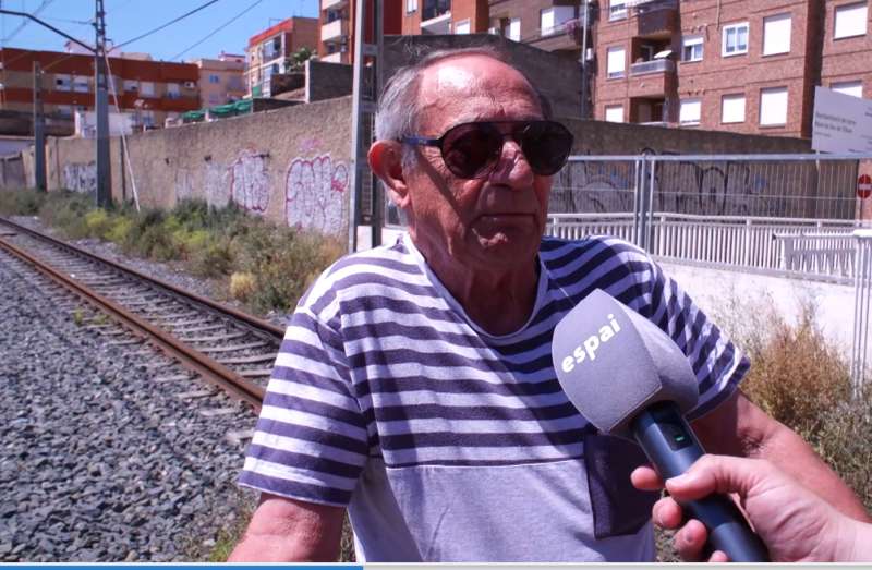 Uno de los vecinos entrevistados. EPDA