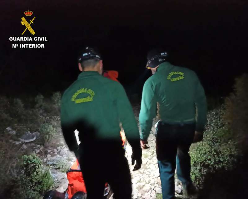 La Guardia Civil ha tenido que realizar varios rescates nocturnos esta semana. /EPDA