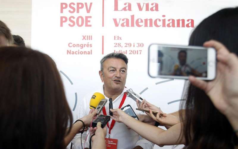 El secretario general del PSVP-PSOE en la provincia de Alicante, José Chulvi en una imagen de archivo. EFE