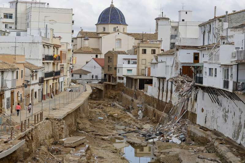 Imagen del municipio valenciano de Chiva tras la dana del 29 de octubre. EFEJos Manuel VidalArchivo
