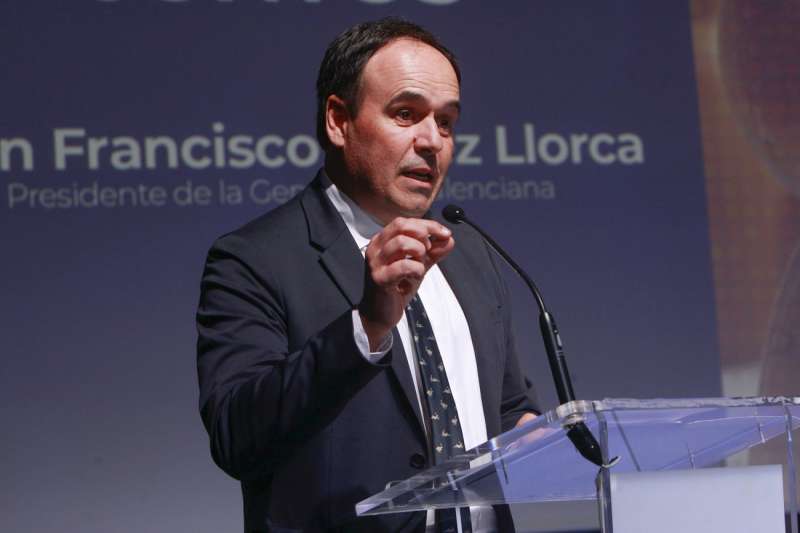 Conferencia del presidente de la Generalitat Valenciana, Juanfran P�rez Llorca. EFEMorellArchivo
