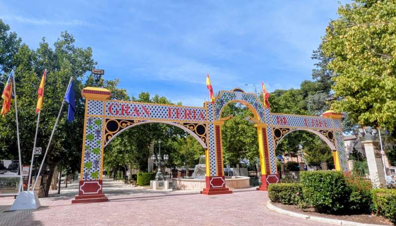 Entrada al recinto ferial. EPDA