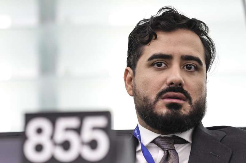 El eurodiputado Alvise, en Estrasburgo, en una imagen de archivo. EFETeresa Surez
