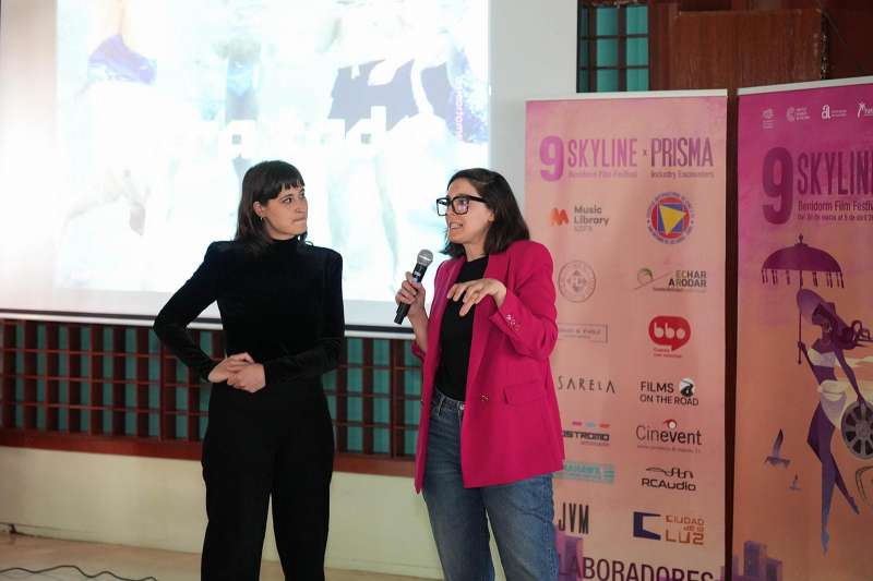 Las directora de Ultra todo, Marina Maesso y Casandra Macas.  Foto: Ayuntamiento de Canet den Berenguer