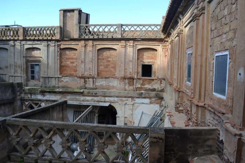Claustre de lantic convent de les Carmelites de Beniparrell.EPDA