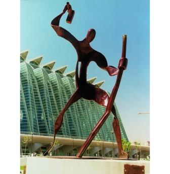 Obra de Toni Marí en Valencia. Foto EPDA Obra de Toni Marí en Valencia. Foto EPDA