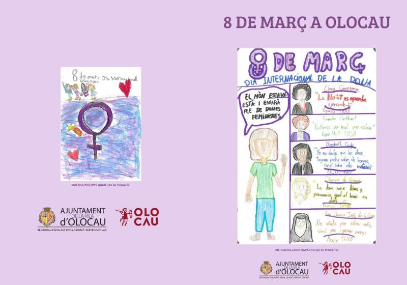 Cartell programa Olocau Dia de la Dona 2026. EPDA