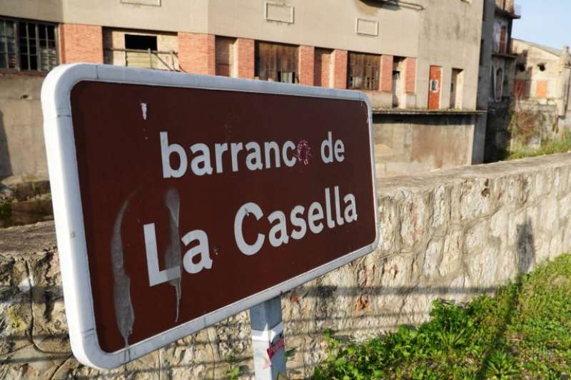 Barrancde la Casella, a Alzira.  EPDA
