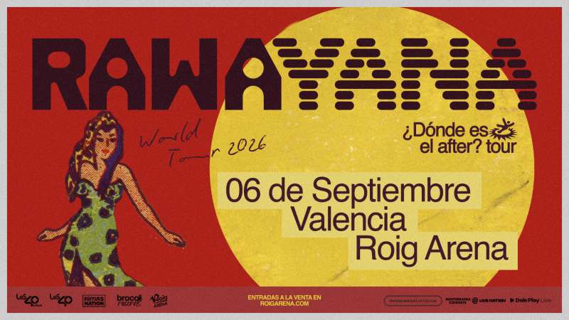Rawayana actuar� el 6 de septiembre en el Roig Arena.  EPDA