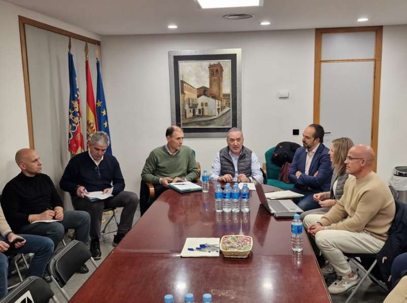 El Consorci Esportshorta reunido en Aldaia. EPDA