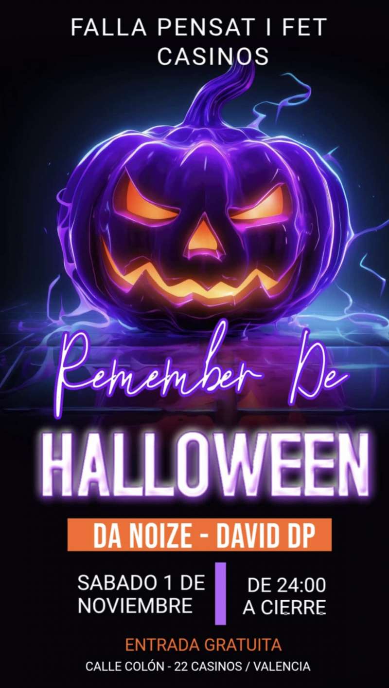 Cartel de la fiesta.  EPDA