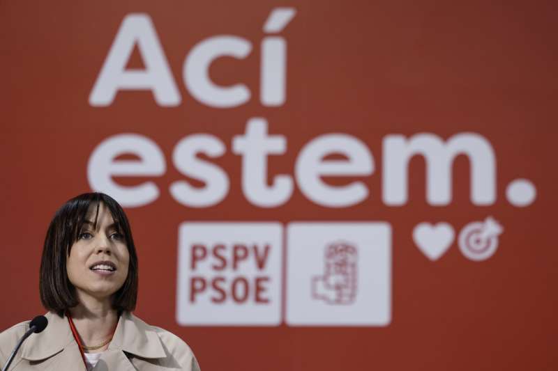 La secretaria general del PSPV-PSOE, Diana Morant, preside un Comit Nacional de los socialistas valencianos anterior. EFEBiel Alio
