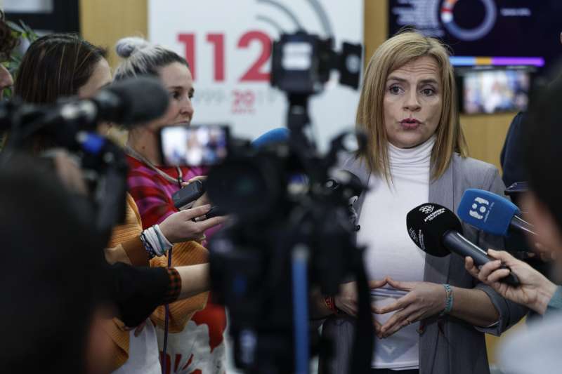 La delegada del Gobierno en la Comunitat Valencia, Pilar Bernab, atiende a los medios de comunicacin. EFEBiel Alio
