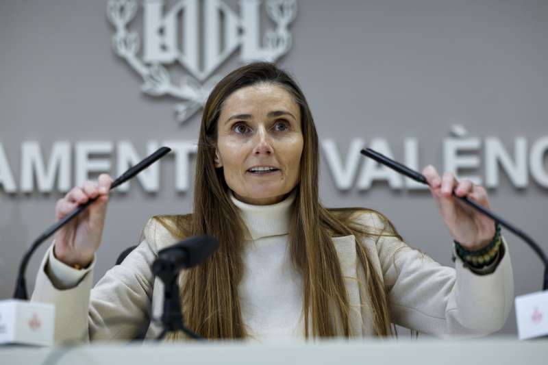 La edil de Vox en el Ayuntamiento de Valencia, Cecilia Herrero. EFEBiel AlioArchivo

