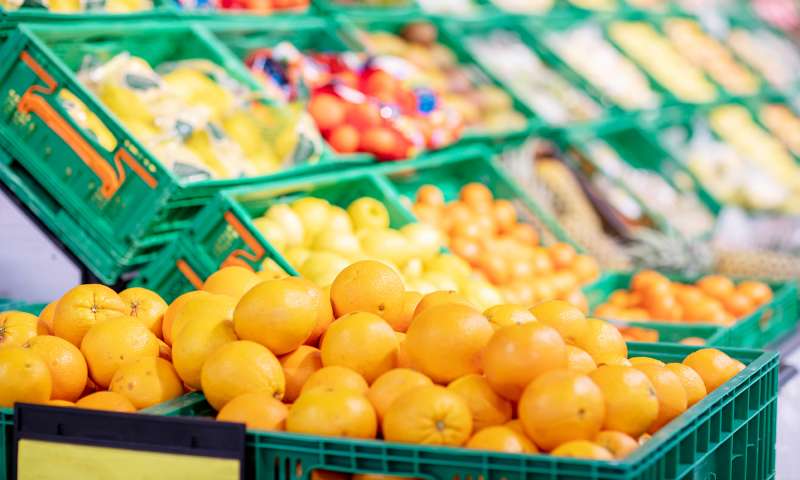 Naranjas en la sección de fruta y verdura de Mercadona. / EPDA