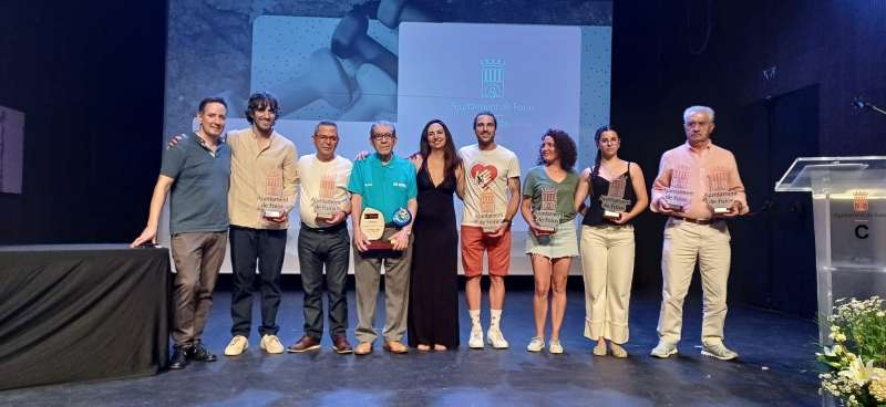 Els premiats a la gala de lesport. EPDA